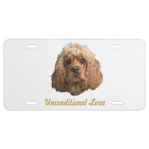 cocker Spaniels License Plate