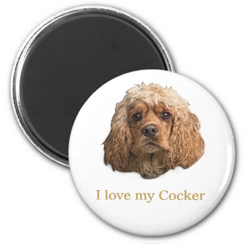 cocker Spaniels Magnet