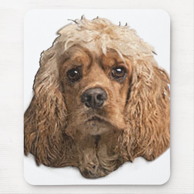 cocker Spaniels Mouse Pad (Front)