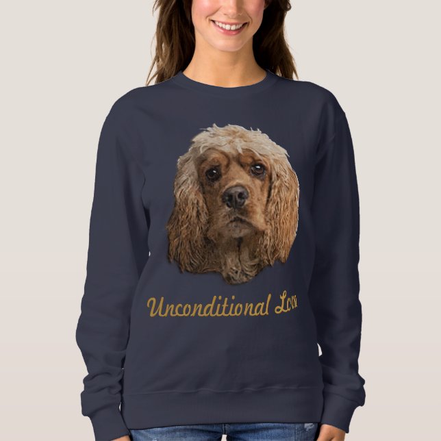 cocker Spaniels Sweatshirt (Front)