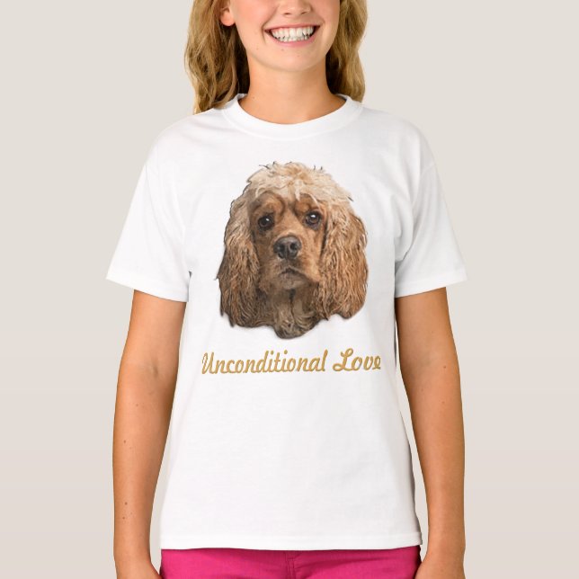 cocker Spaniels T-Shirt (Front)