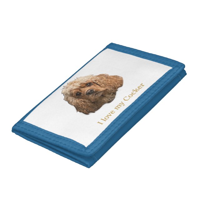 cocker Spaniels Tri-fold Wallet (Bottom)