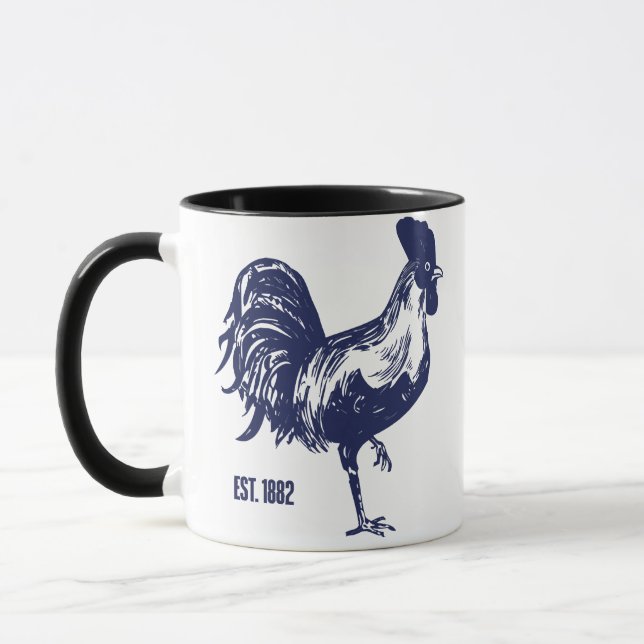 Cockerel Est. 1882  Mug (Left)