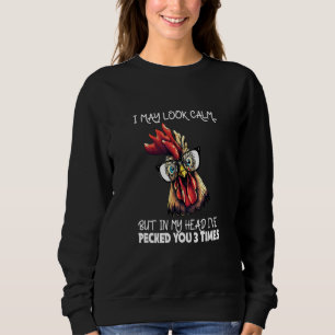 Cockerel Saying  Gockel Chicken Coop Chicken Coop  Sweatshirt