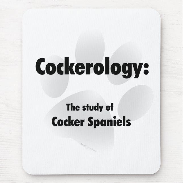 Cockerology Mouse Pad (Front)