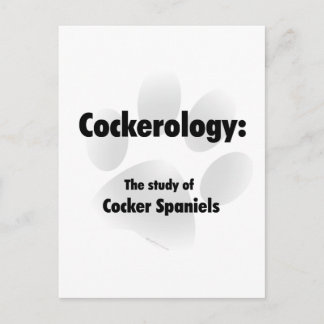 Cockerology Postcard