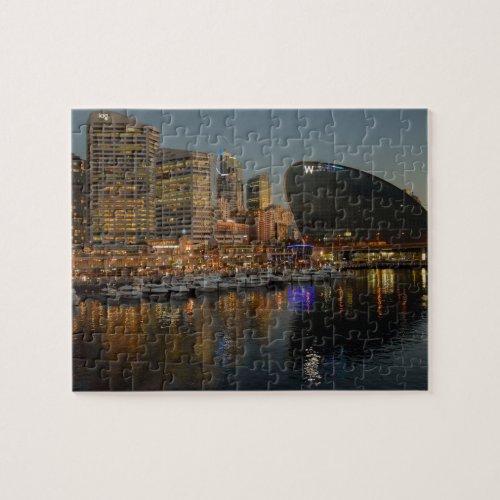 Cockle Bay Wharf in Sydney Australia Jigsaw Puzzle