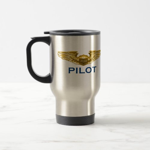 Cockpit Crew Pilot Travel Commuter Mug