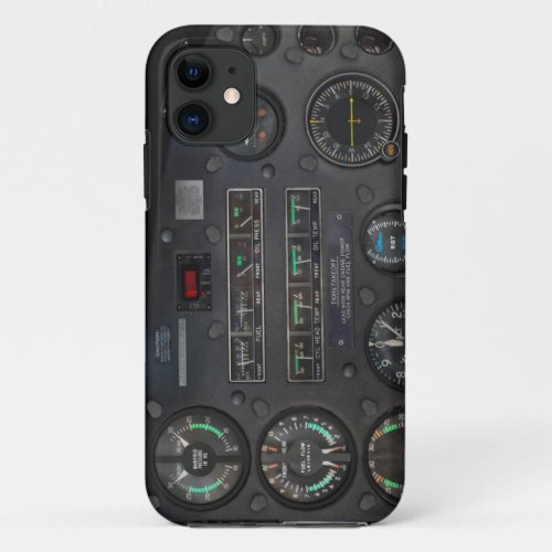 Cockpit intruments panel iPhone 11 case