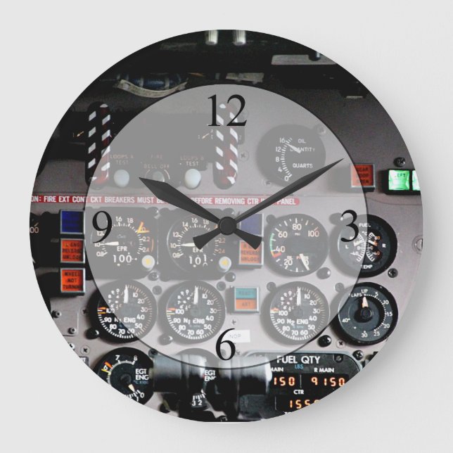Cockpit Large Clock (Front)