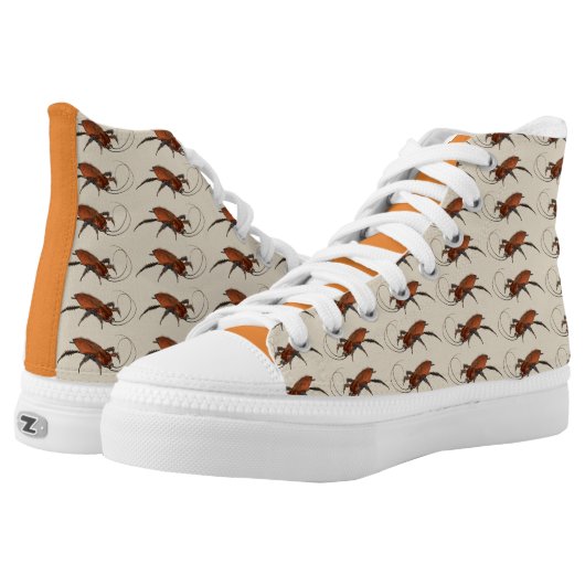 Cockroach High Top Shoes / La Cucaracha Shoes (Pair)