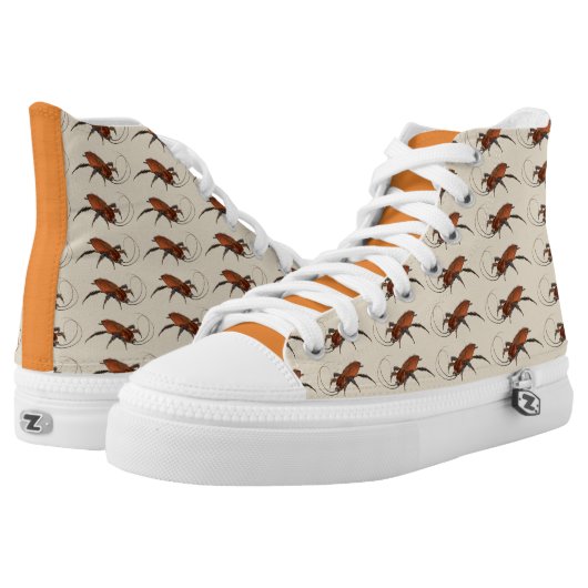 Cockroach High Top Shoes / La Cucaracha Shoes (Pair)