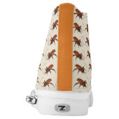 Cockroach High Top Shoes / La Cucaracha Shoes (Left Shoe Back)