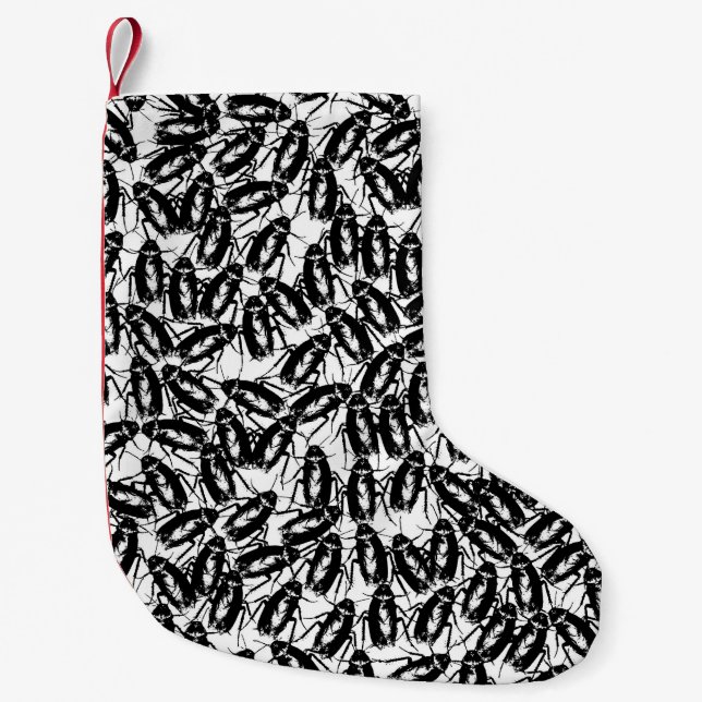 Cockroach Infested Humbug Small Christmas Stocking (Front)