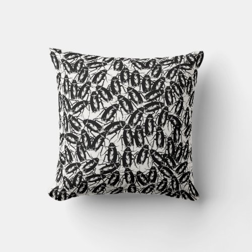Cockroach Infested Throw Pillow