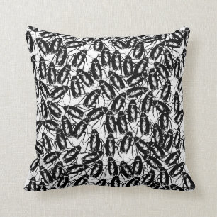 Cockroach Infested Throw Pillow
