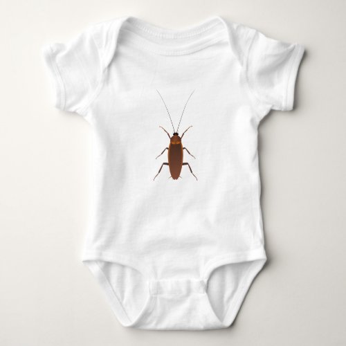 Cockroach Insect Baby Bodysuit