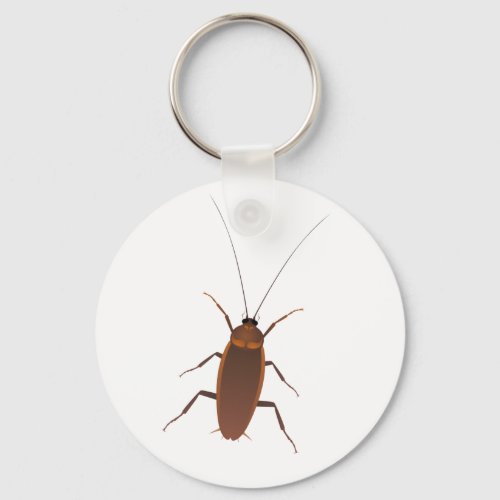 Cockroach Insect Keychain