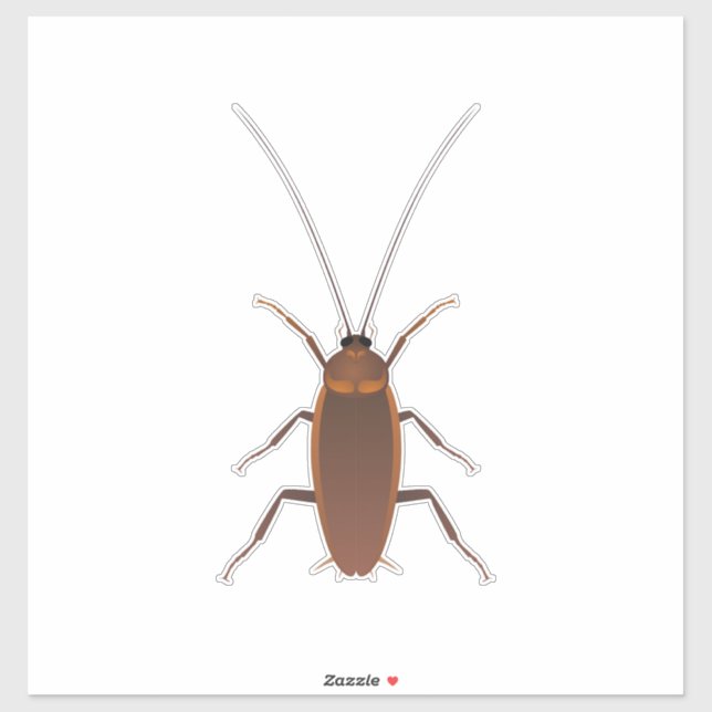 Cockroach Insect Sticker (Sheet)
