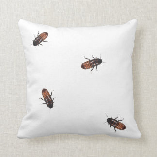Cockroach Invasion Throw Pillow