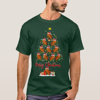 Cockroach Lover Matching Santa Cockroach Christmas T-Shirt