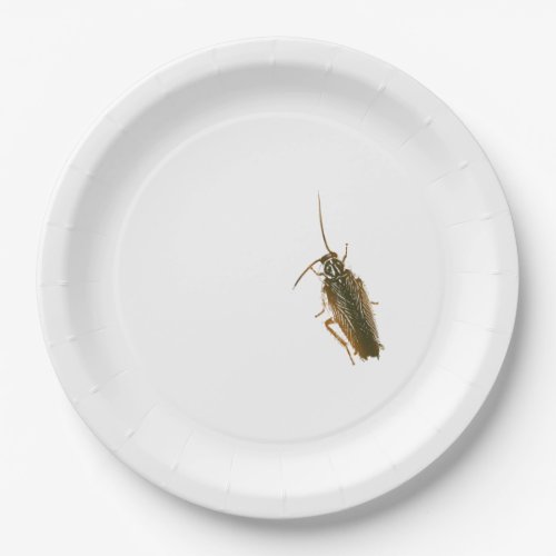 Cockroach prank plate