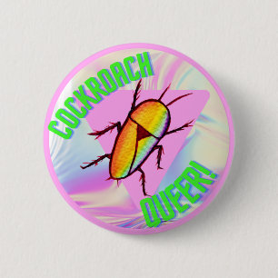 Cockroach Queer Button