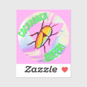 Cockroach Queer Sticker