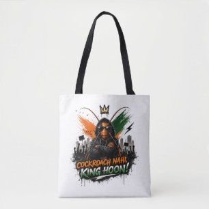 Cockroach Rebel Roach Streetwear Graphic  Tote Bag