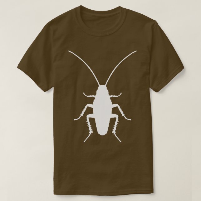 Cockroach Roach Insect Entomologist T-Shirt (Design Front)