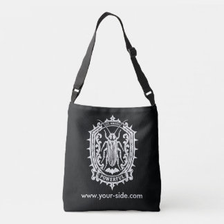 Cockroach vintage logo badge crossbody bag