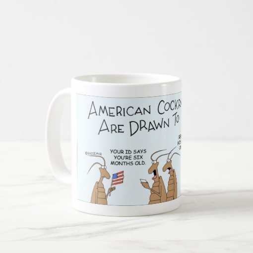Cockroaches like beer coffee mug Zazzle