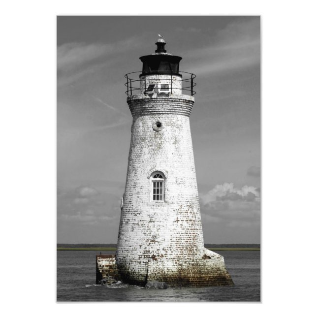 Cockspur Lighthouse Photo Print (Front)