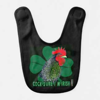 Cocksure I'm Irish! Bib
