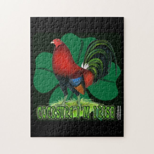 Cocksure I'm Irish Too! Jigsaw Puzzle (Vertical)