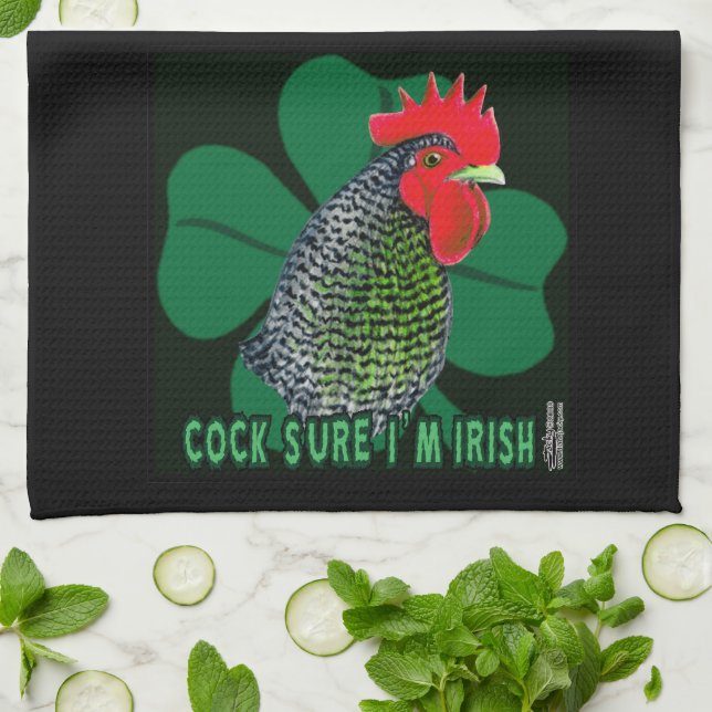 Cocksure I'm Irish! Towel (Folded)