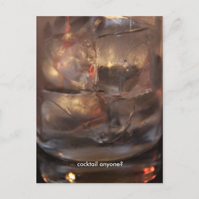 Cocktail Anyone? Postcard (Front)