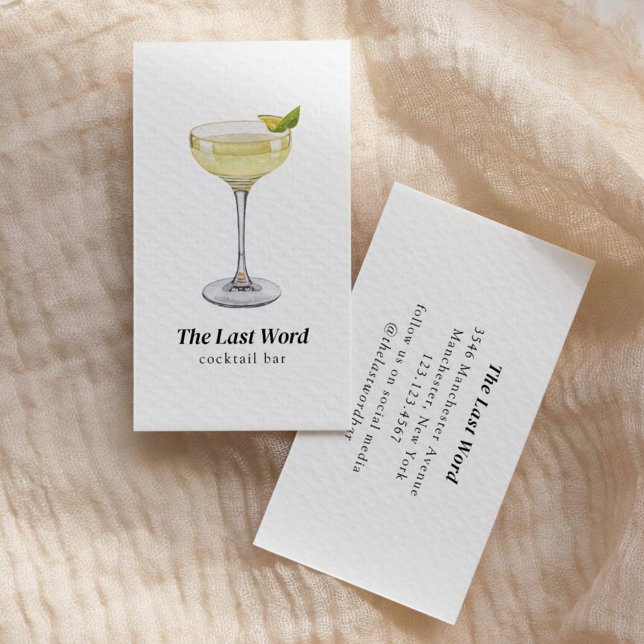 Cocktail Bar Business Card (Creator Uploaded)
