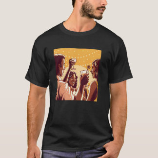 Cocktail Bar Funny Drinking Party T-Shirt