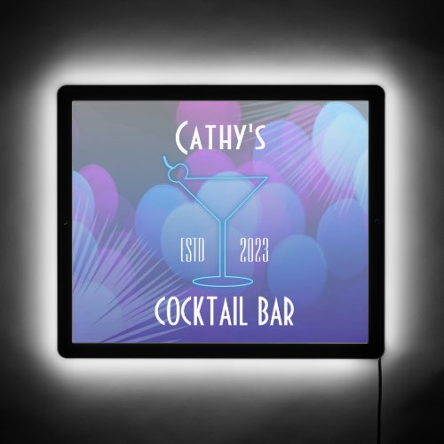 Cocktail Bar Neon LED Sign