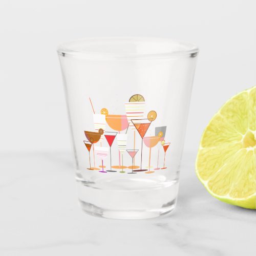 Cocktail bar shot glass