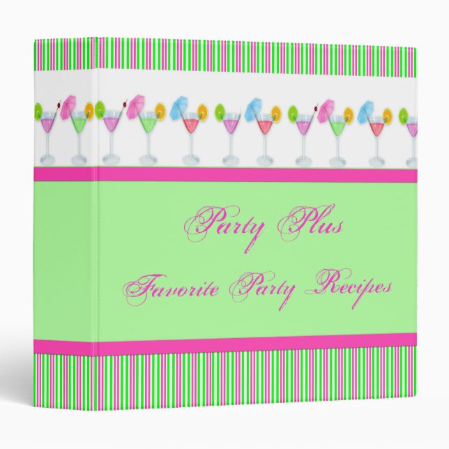 Cocktail Binder (Front/Spine)