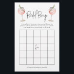 Cocktail Bridal Bingo Bachelorette Game<br><div class="desc">Can be customized to suit your needs. © Gorjo Designs. Made for you via the Zazzle platform. // Looking for matching items? Other games from the set are available in the ‘collections’ section of my store. // Need help customizing your design? Got other ideas? Feel free to contact me (Zoe)...</div>