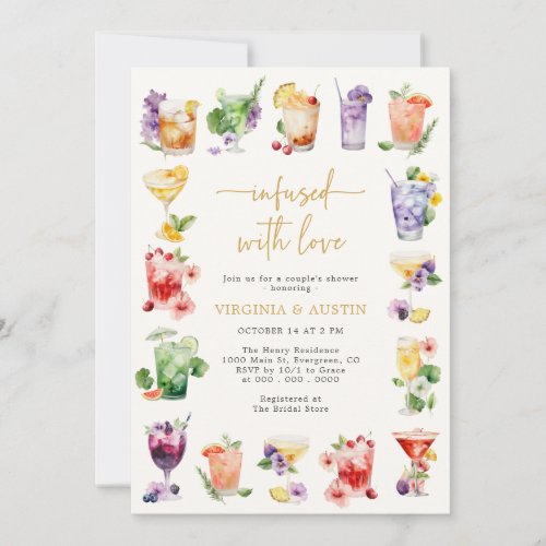 Cocktail Bridal Shower Invitation