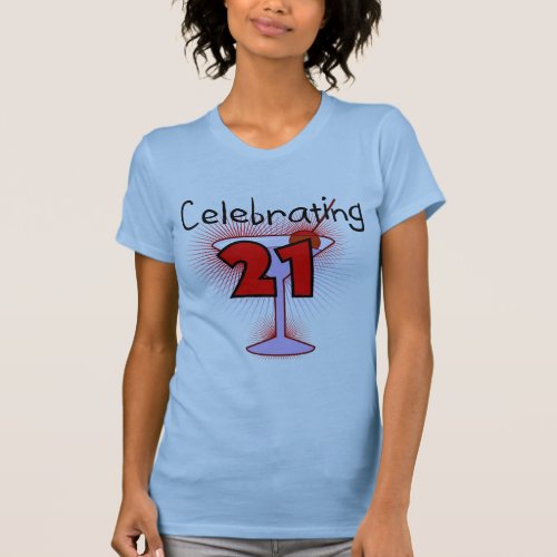 Cocktail Celebrating 21 Tshirts and Gifts