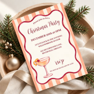 Cocktail Christmas Party Invitation