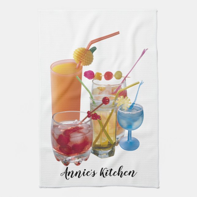 Cocktail Collection Kitchen Towel (Vertical)
