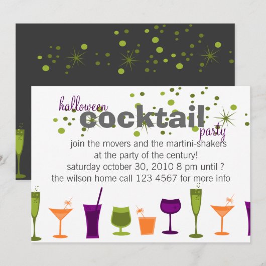 Cocktail Concoctions! (Front/Back)