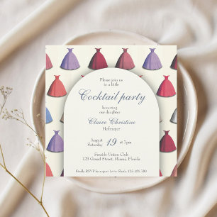 Cocktail debutante Quinceañera party Invitation