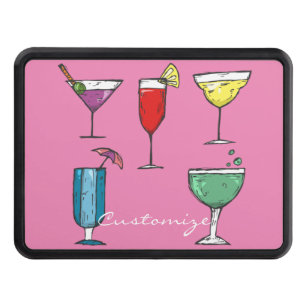 Cocktail Drink Assortment Thunder_Cove Hitch Cover